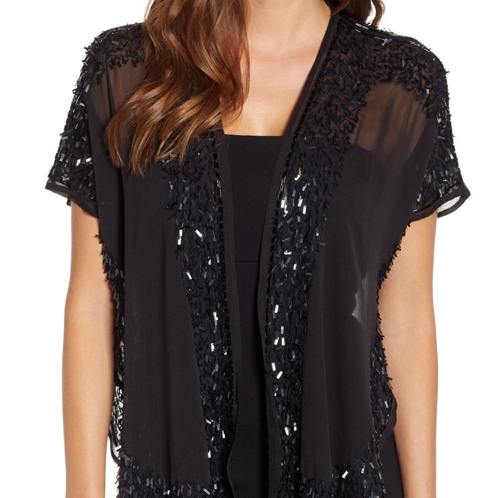 Echo Design Sparkly Sheer Shrug Echo Black